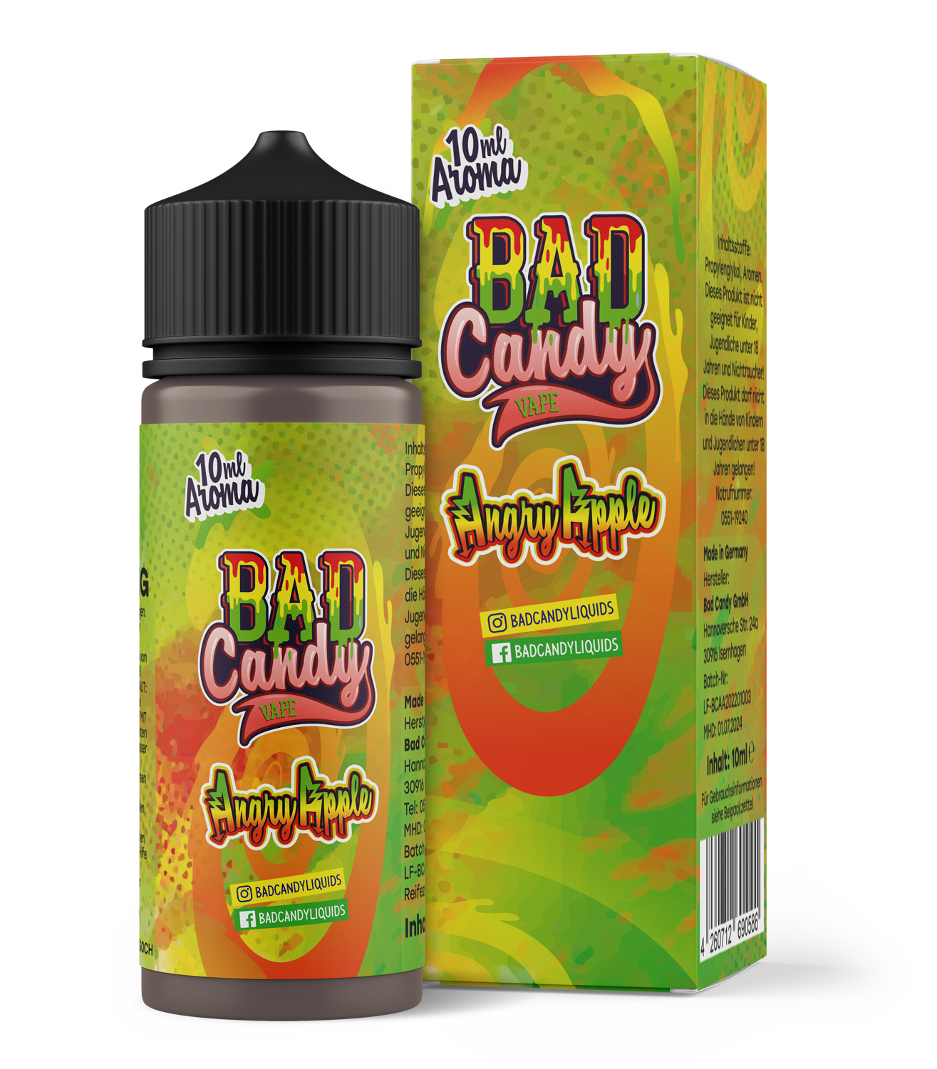 Angry Apple 10ml Longfill