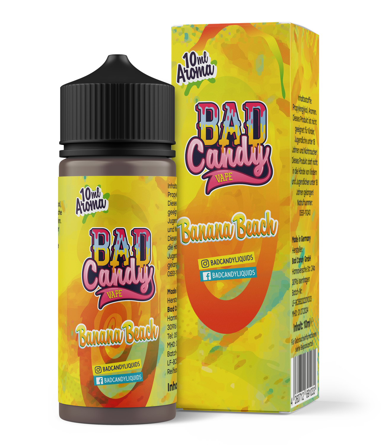 Banana Beach 10ml Longfill
