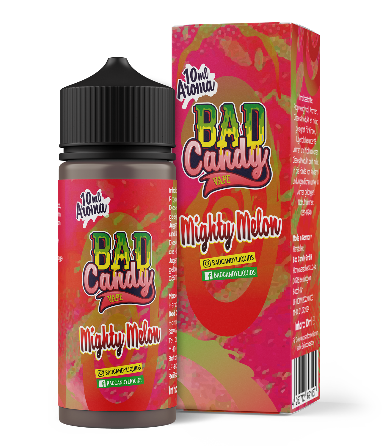 Mighty Melon 10ml Longfill