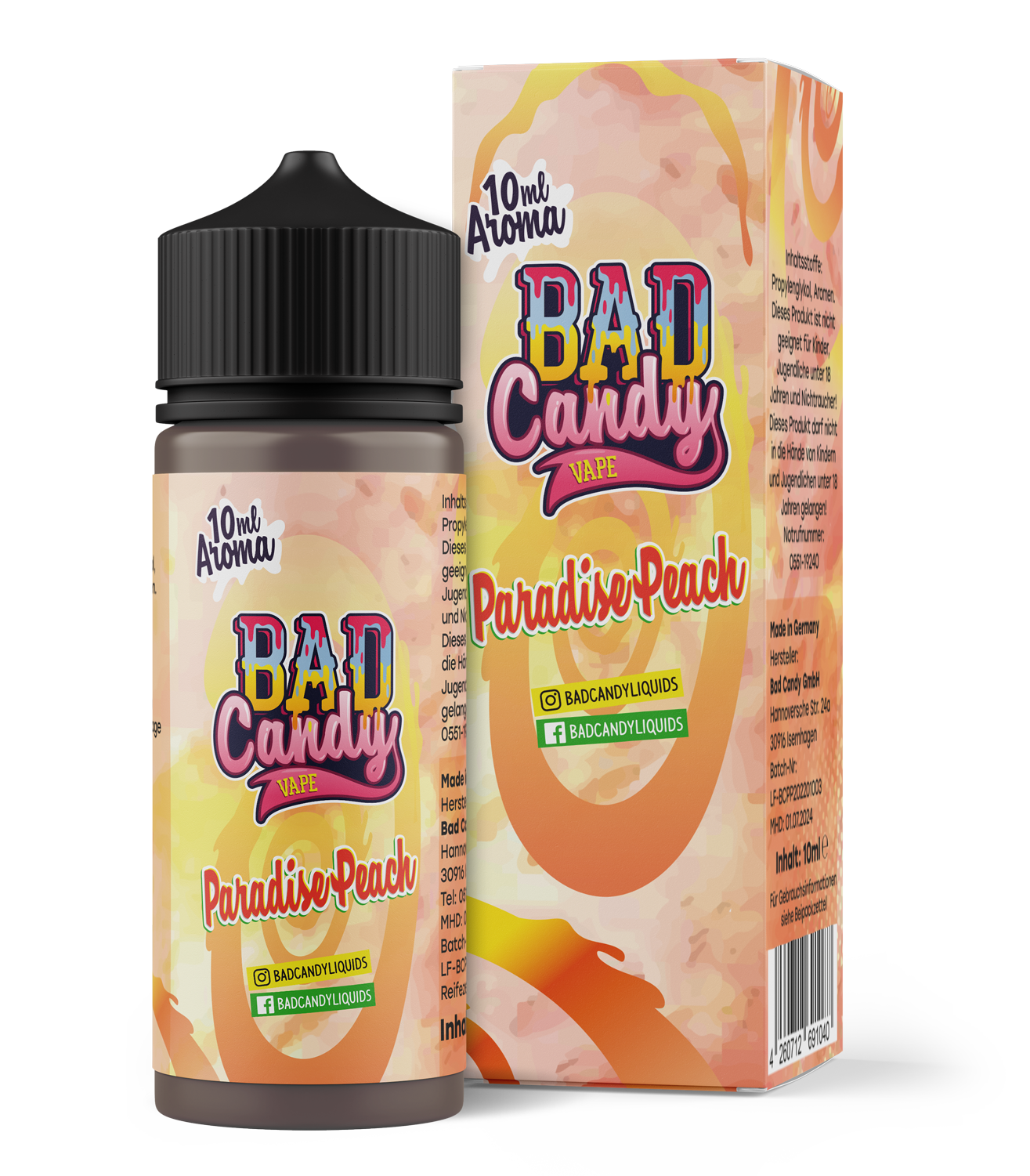 Paradise Peach 10ml Longfill