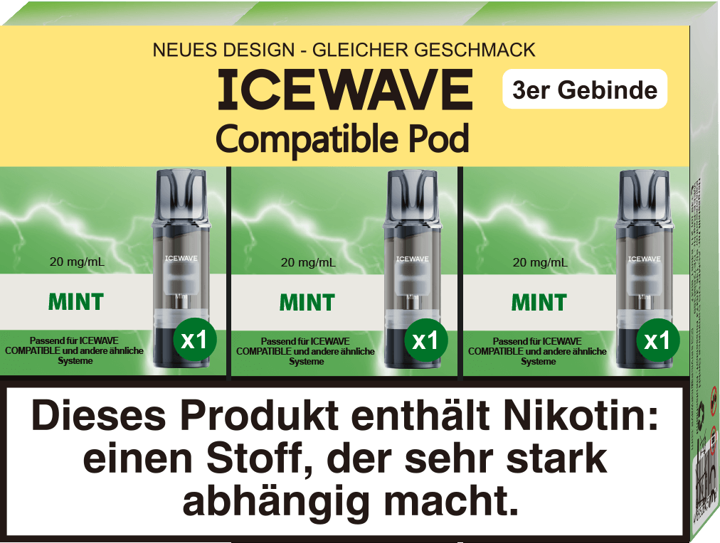 elfbar elfa kaufen ICEWAVE Akku Azure Blue + 3x Pods Bundle: Jetzt 13,33 €