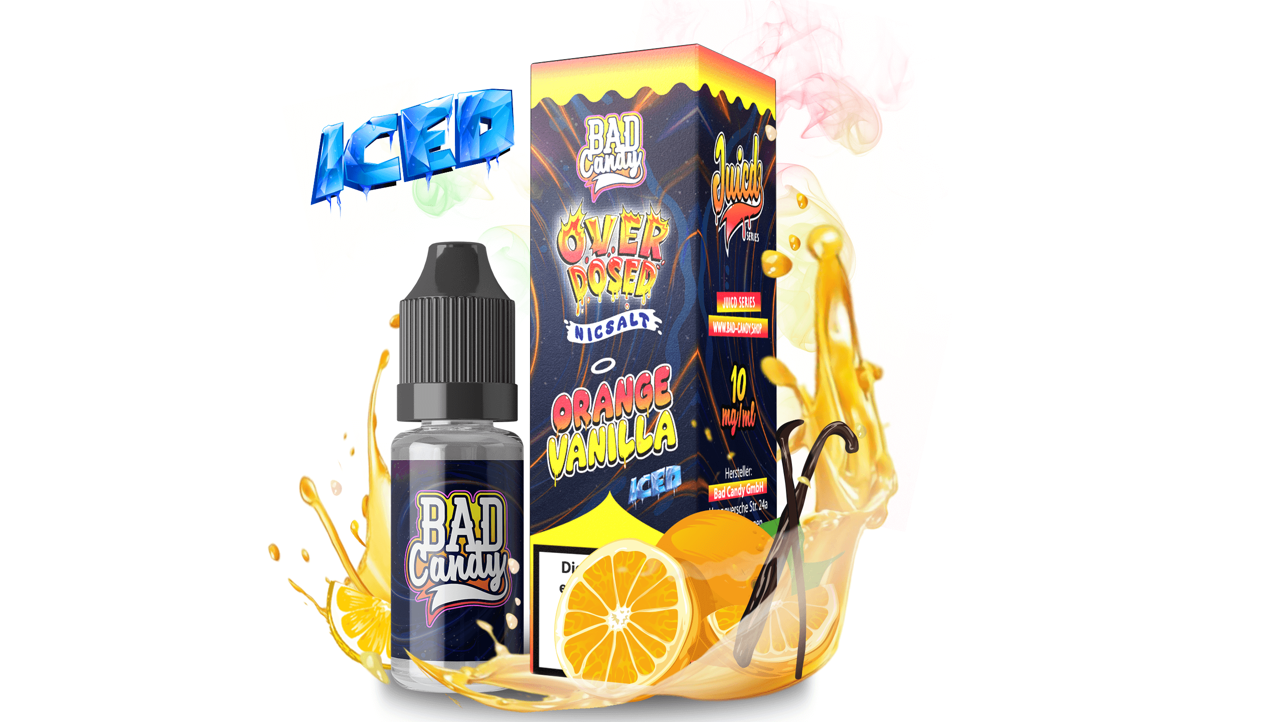 Bad Candy Juicd Overdosed Orange Vanilla - Nikotin Salz Liquid