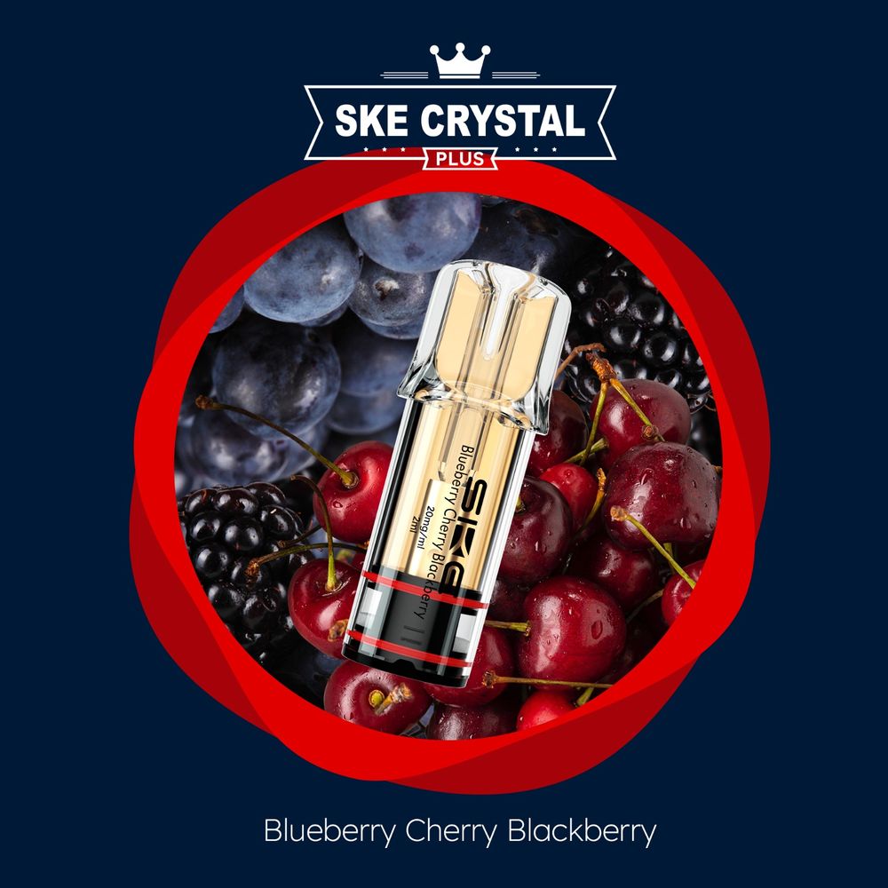 SKE Crystal PLUS Blueberry Cherry Blackberry