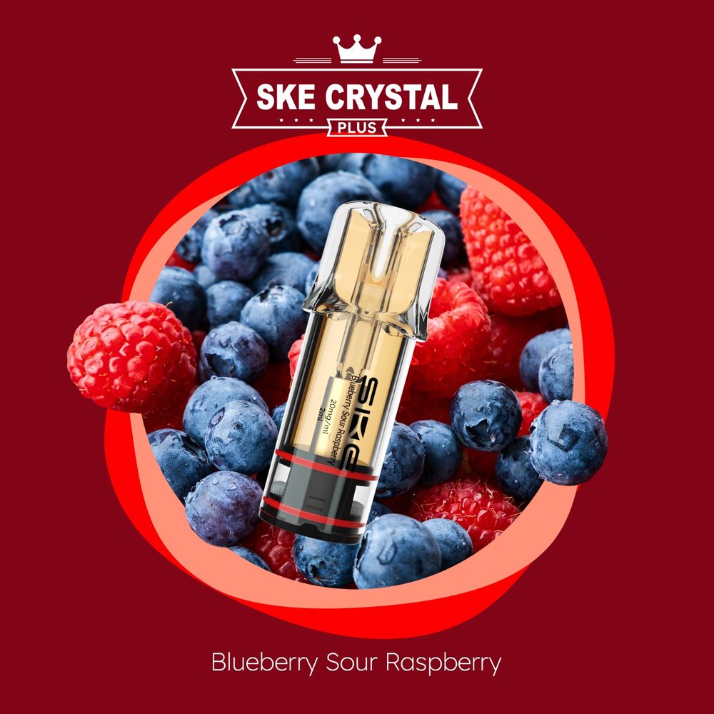 SKE Crystal PLUS Blueberry Sour Rasperry