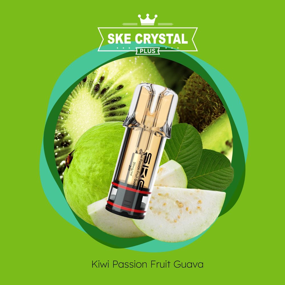 SKE Crystal PLUS Kiwi Passion Fruit Guava