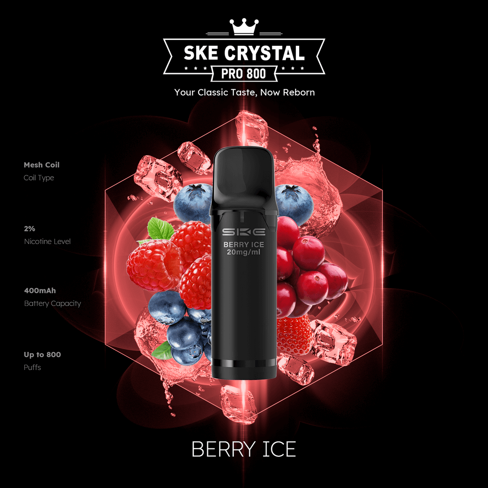 elfbar elfa kaufen Crystal 800 Pro Pods Berry Ice 20 mg 2Stk Elfa geeignet günstig kaufen –  Bad Candy Shop
