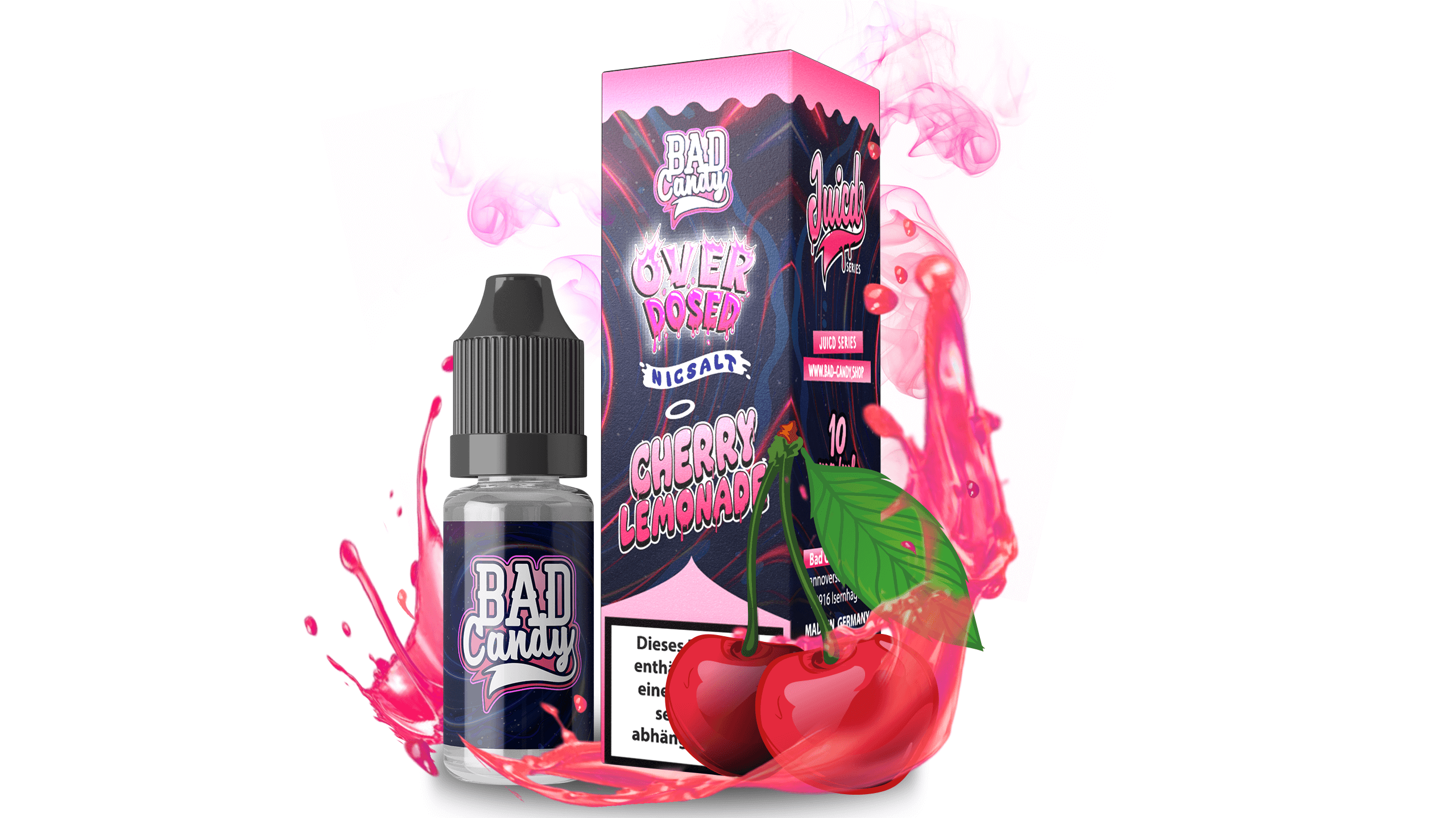 Bad Candy Juicd Overdosed Cherry Lemonade - Nikotin Salz Liquid