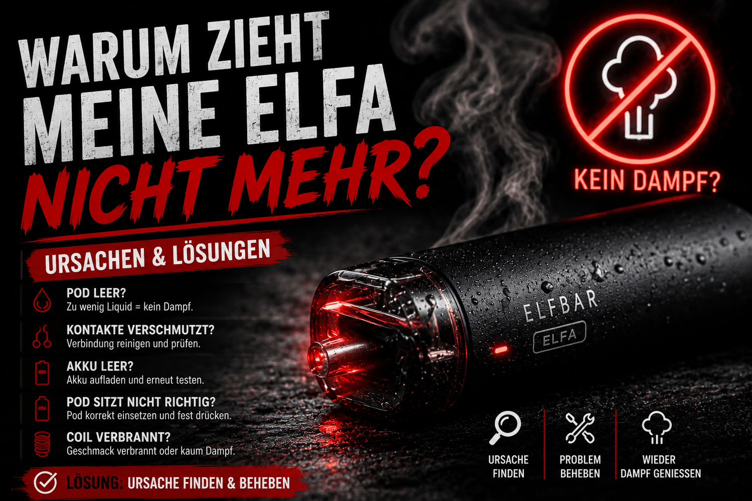 Warum zieht meine Elfa nicht mehr? Ursachen & Lösungen