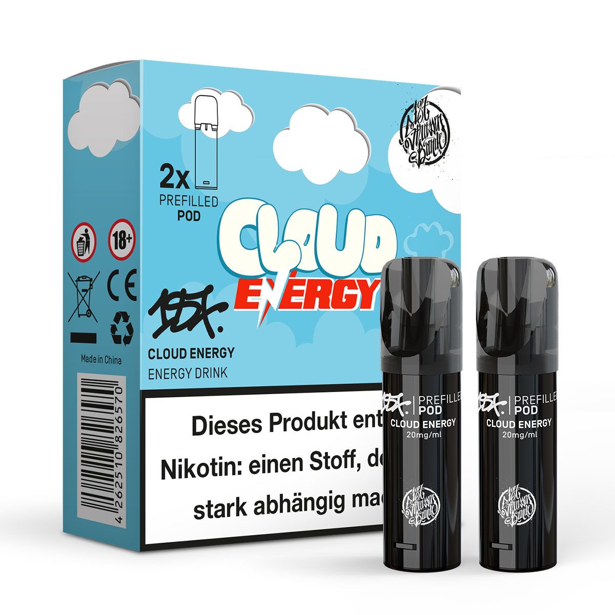 187 - Cloud Energy Prefilled Pod 2Stk 20mg