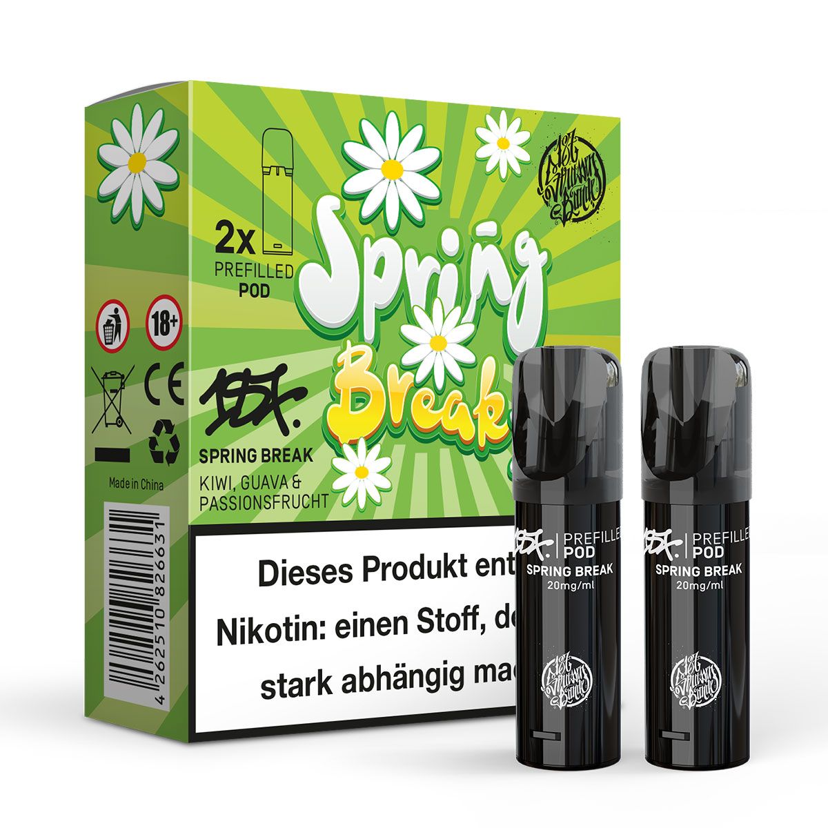 187 - Spring Break Prefilled Pod 2Stk 20mg