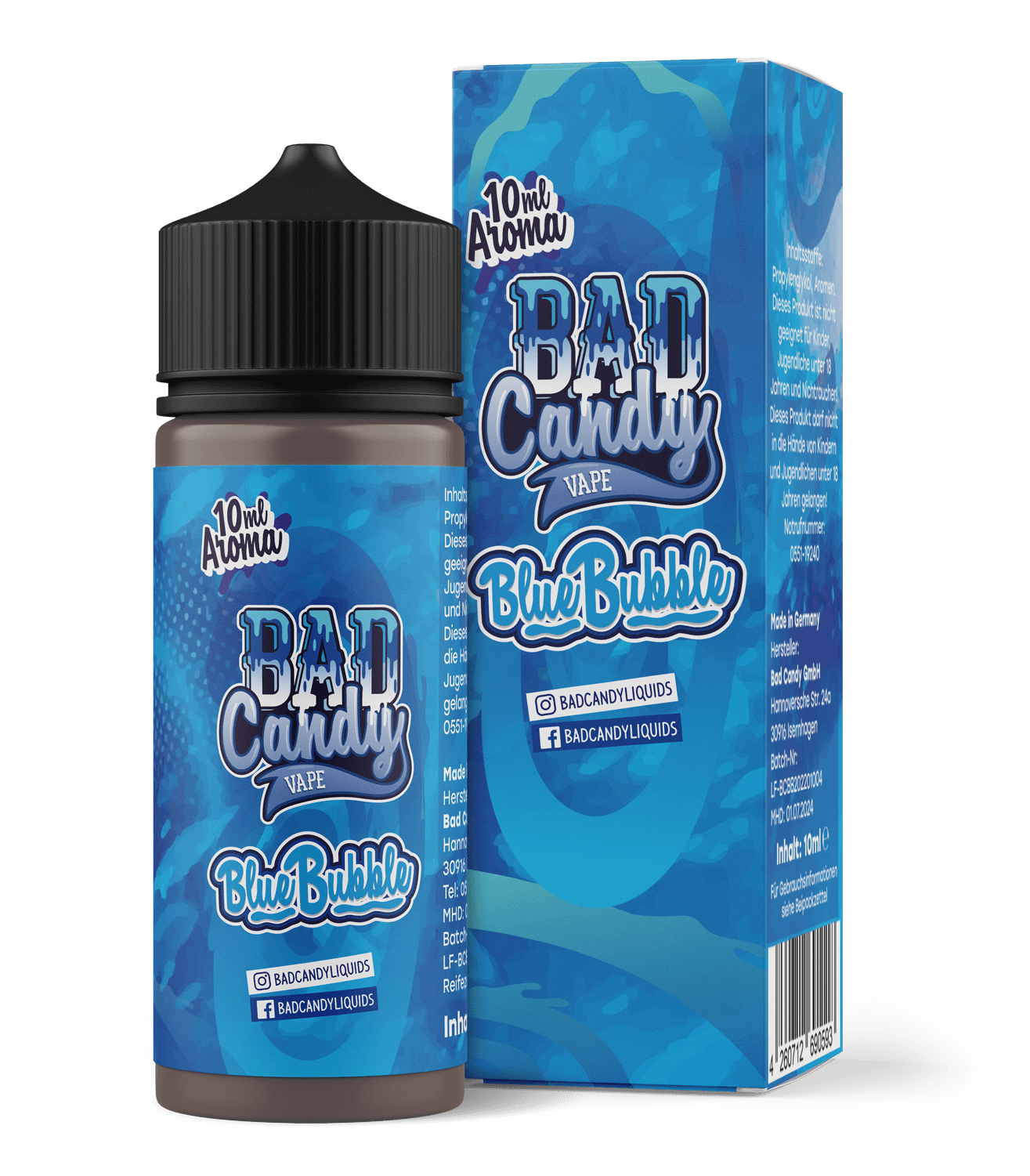 Bad Acany Bad Candy Blue Bubble 10ml Longfill Aroma – Bad Candy Shop