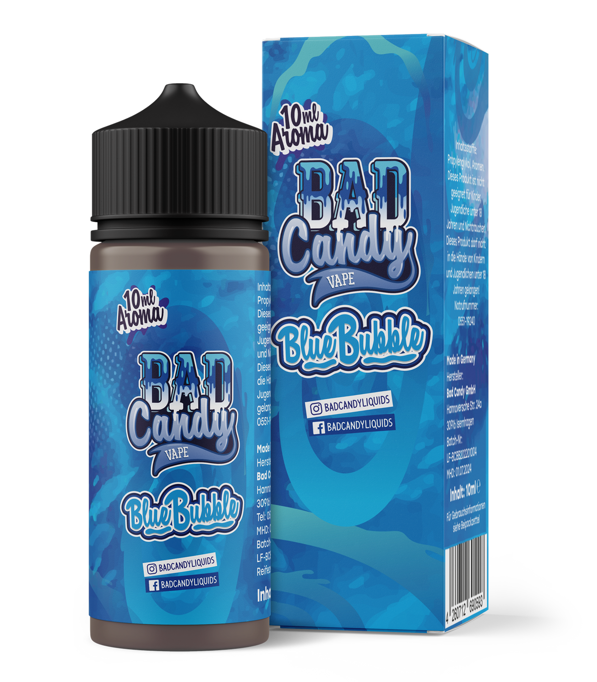 Blue Bubble 10ml Longfill