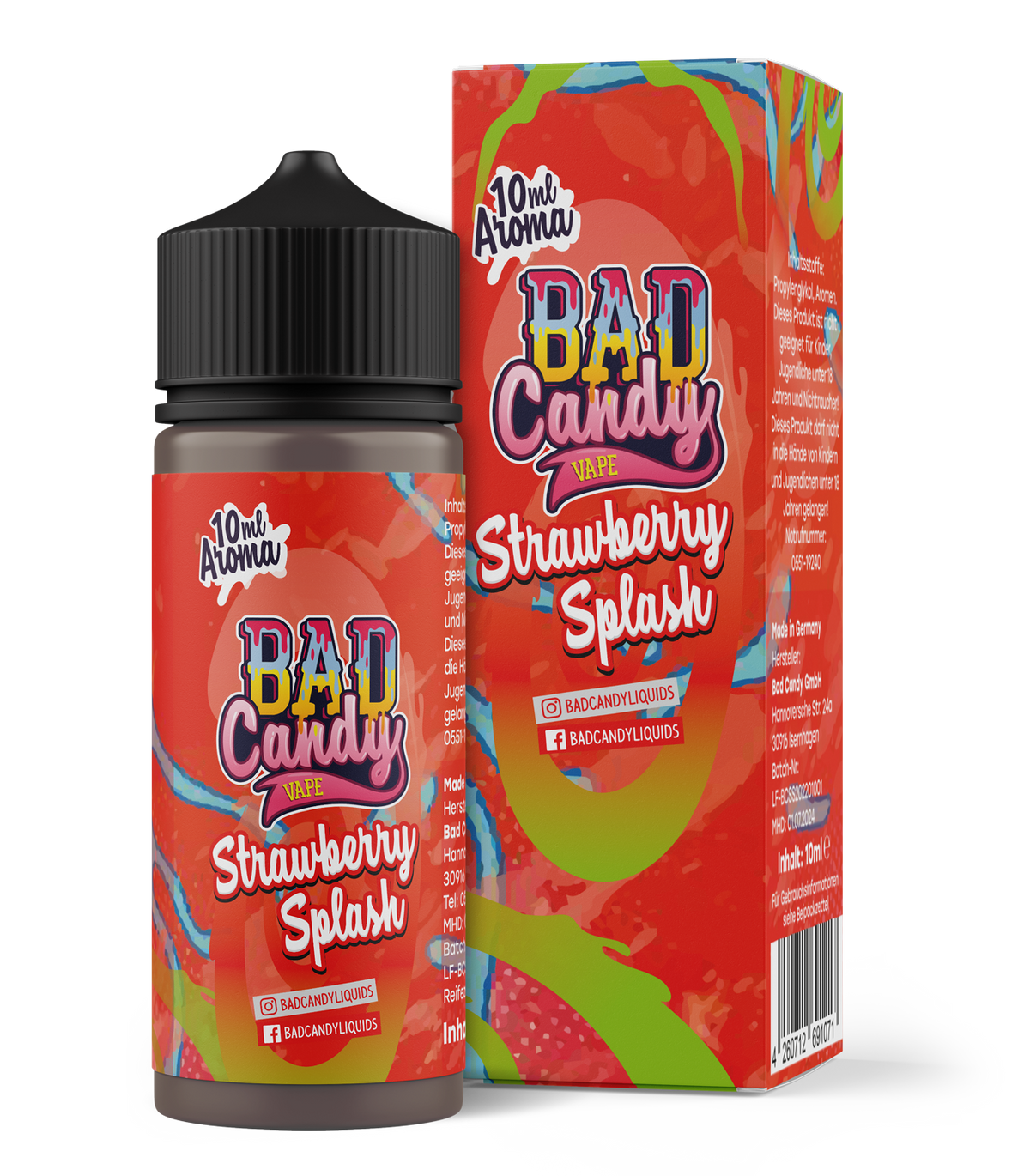 Strawberry Splash 10ml Longfill