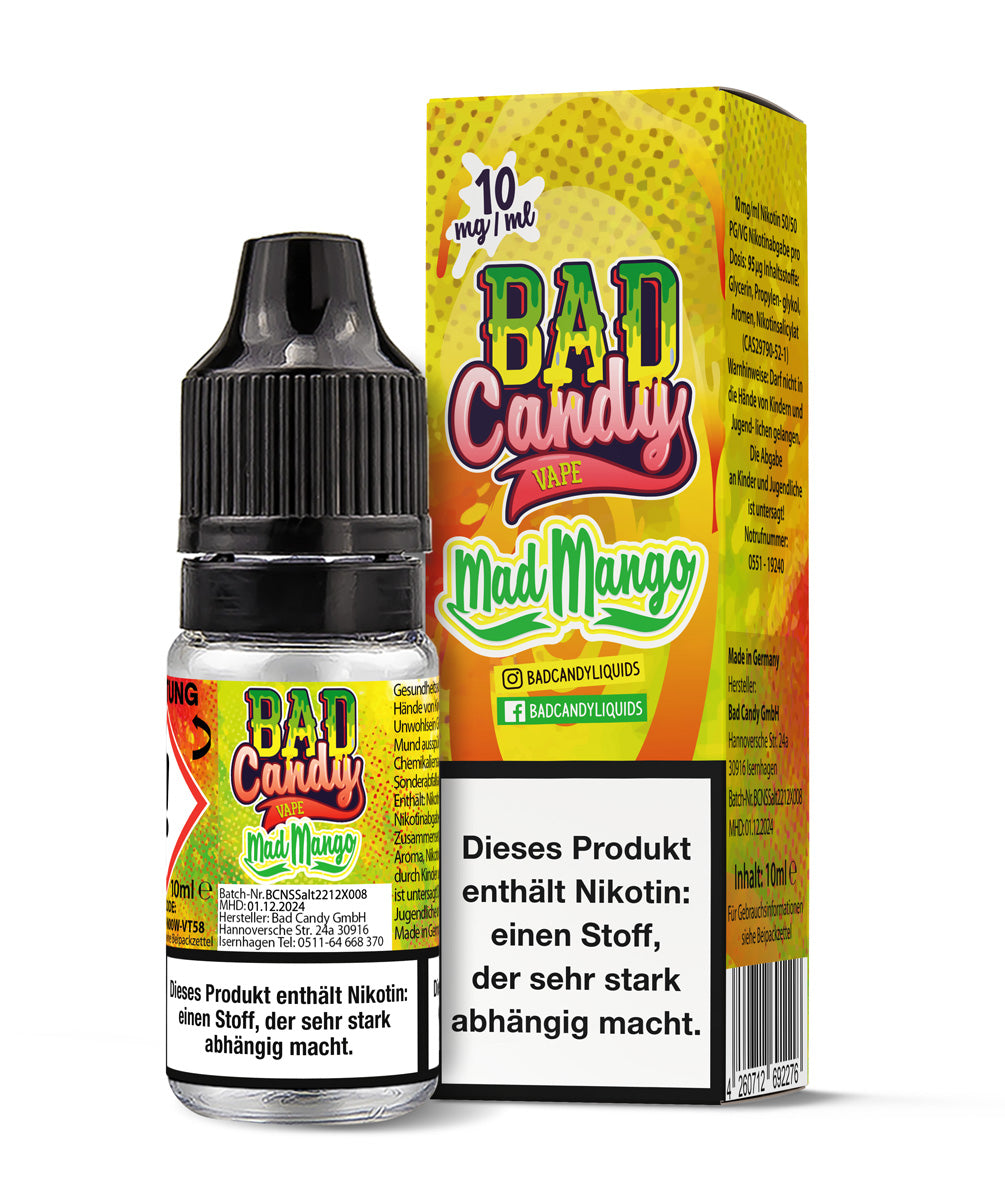 Mad Mango - NicSalt Nikotin Salz Liquids