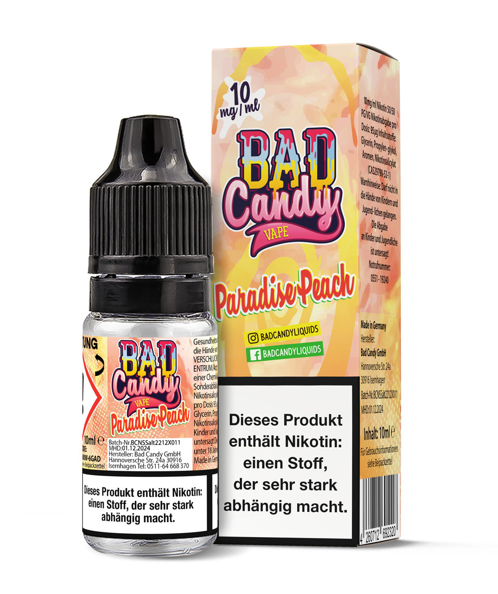 Paradise Peach - NicSalt Nikotin Salz Liquids