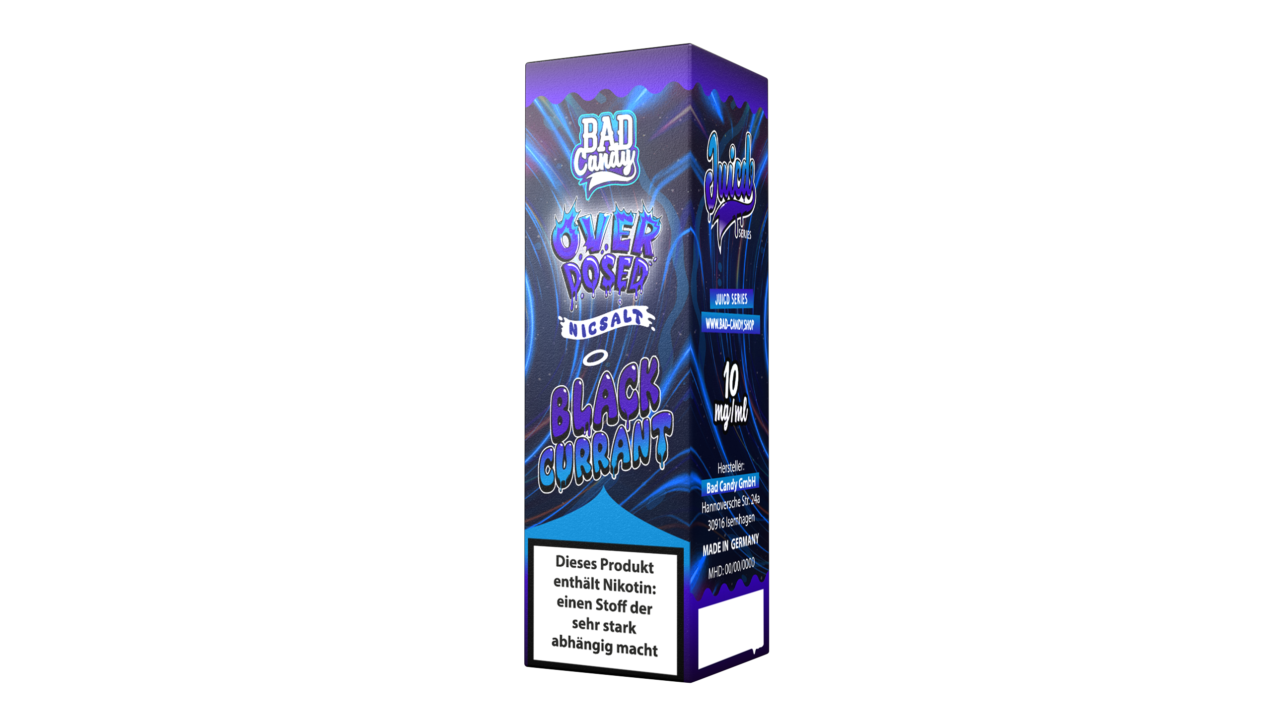 Bad Candy Juicd Overdosed Blackcurrant - Nikotin Salz Liquid