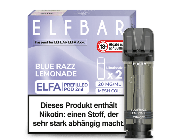 Elfa Pods Blue Razz Lemonade Elfbar