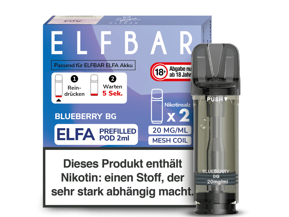 Elfbar Pods Blueberry BG 20 mg kaufen