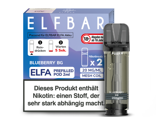 Elfa Pod Blueberry BG 20 mg 2Stk