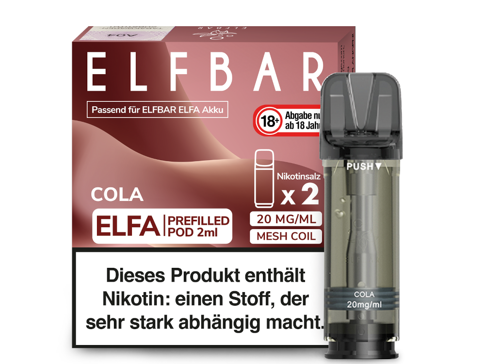 Elfa Pod Cola 20 mg 2Stk