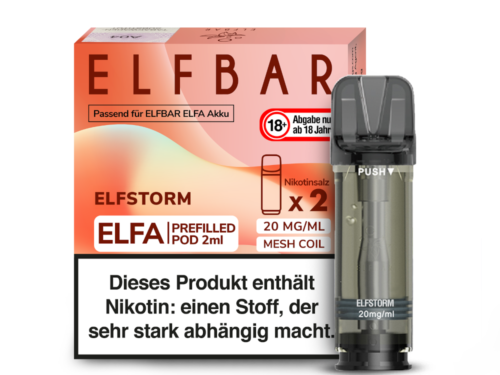 Elfa Pod Elfstorm 20 mg 2Stk