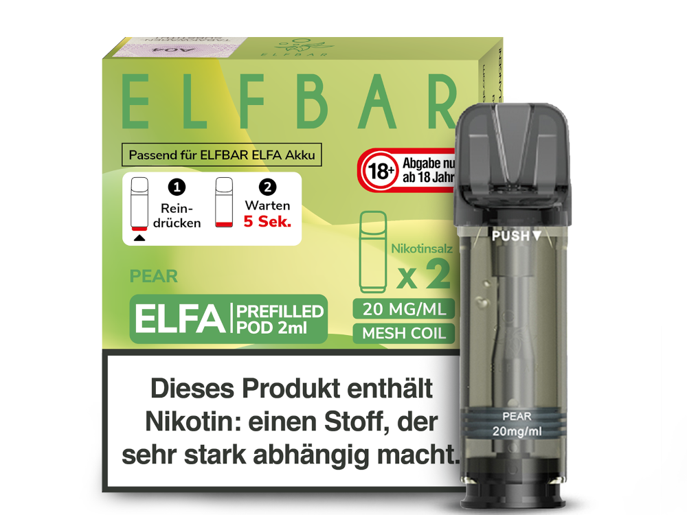 Elfa Pod Pear 20 mg 2Stk