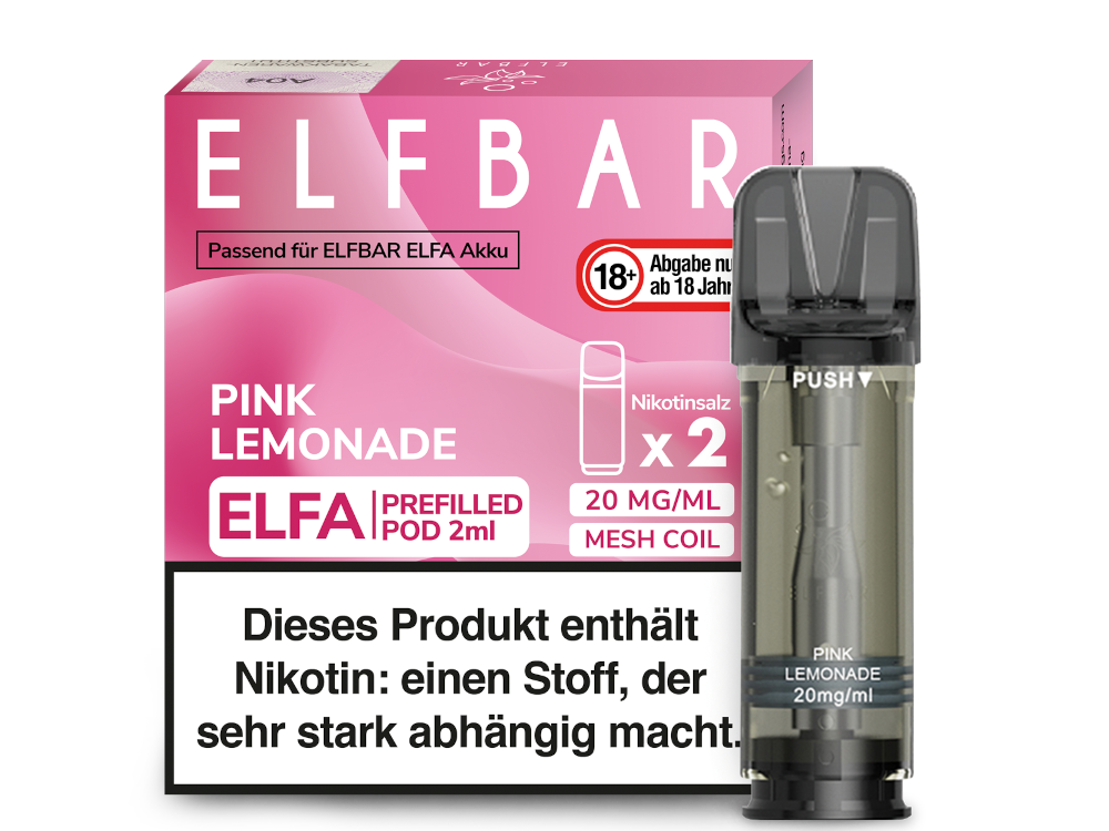 Elfa Pod Pink Lemonade 20 mg 2Stk