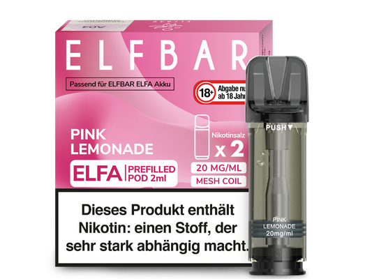 Elfa Pod Pink Lemonade 20 mg 2Stk