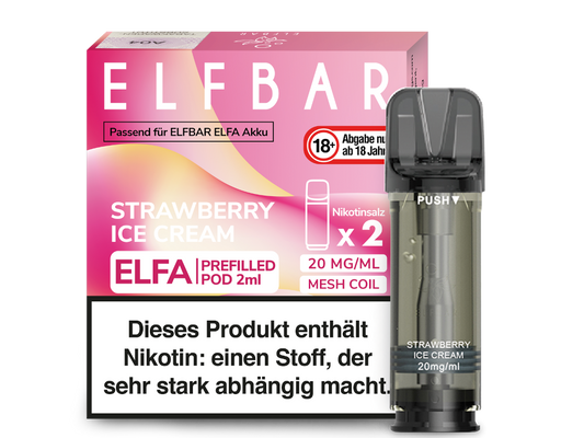 Elfa Pod Strawb Ice Cream 20 mg 2Stk