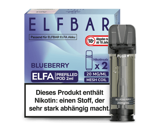 Elfa Pods Blueberry 20mg Elf Bar Pods