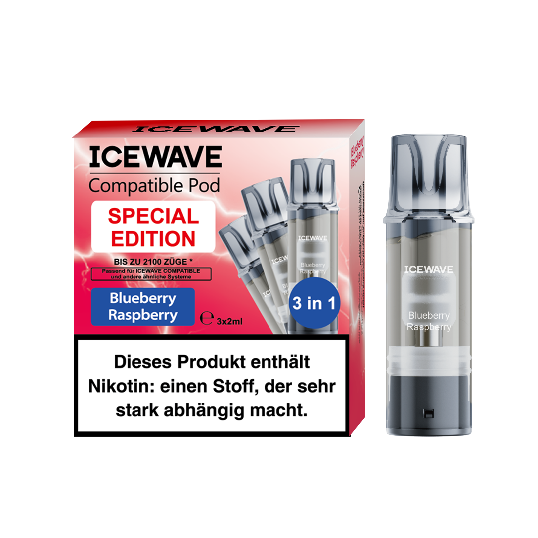 Blueberry Raspberry Icewave Pods