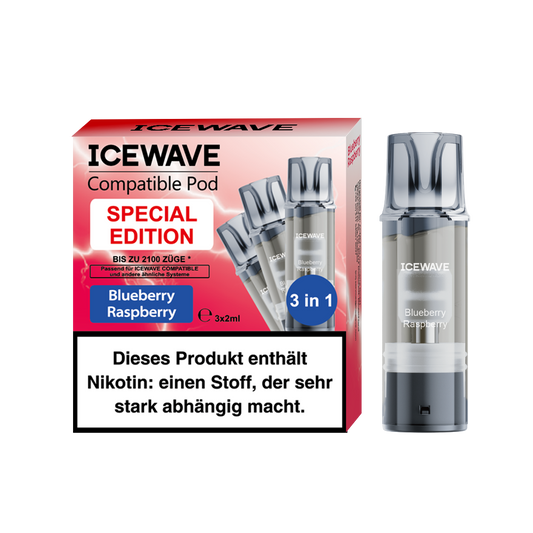 Blueberry Raspberry Icewave Pods