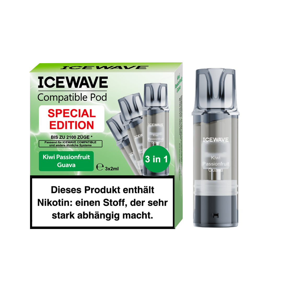 kiwi passionfruit guava Icewave Pods