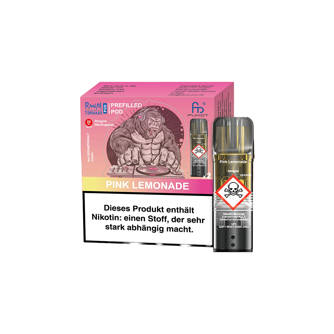 RandM Tornado Pods - Pink Lemonade 20mg 2Stk
