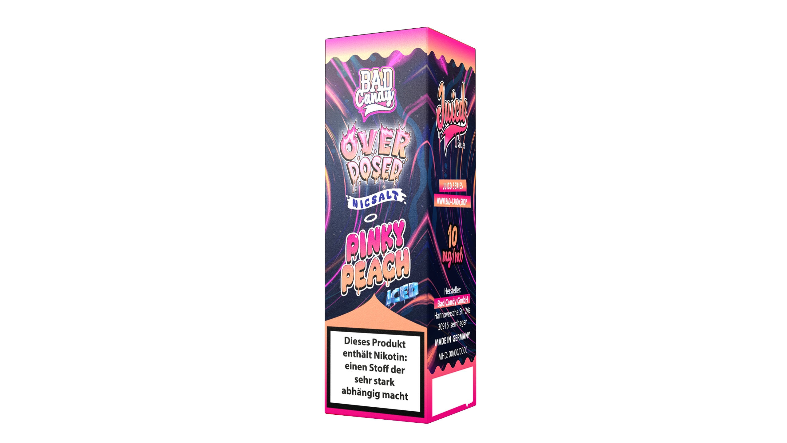 Bad Candy Juicd Overdosed Pinky Peach - Nikotin Salz Liquid