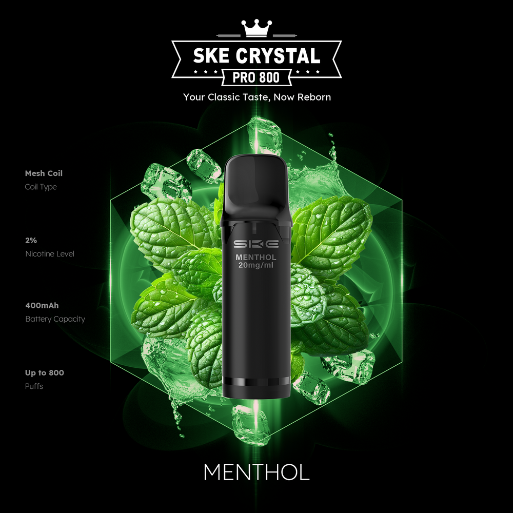 Prefilled Pods von Crystal SKE
