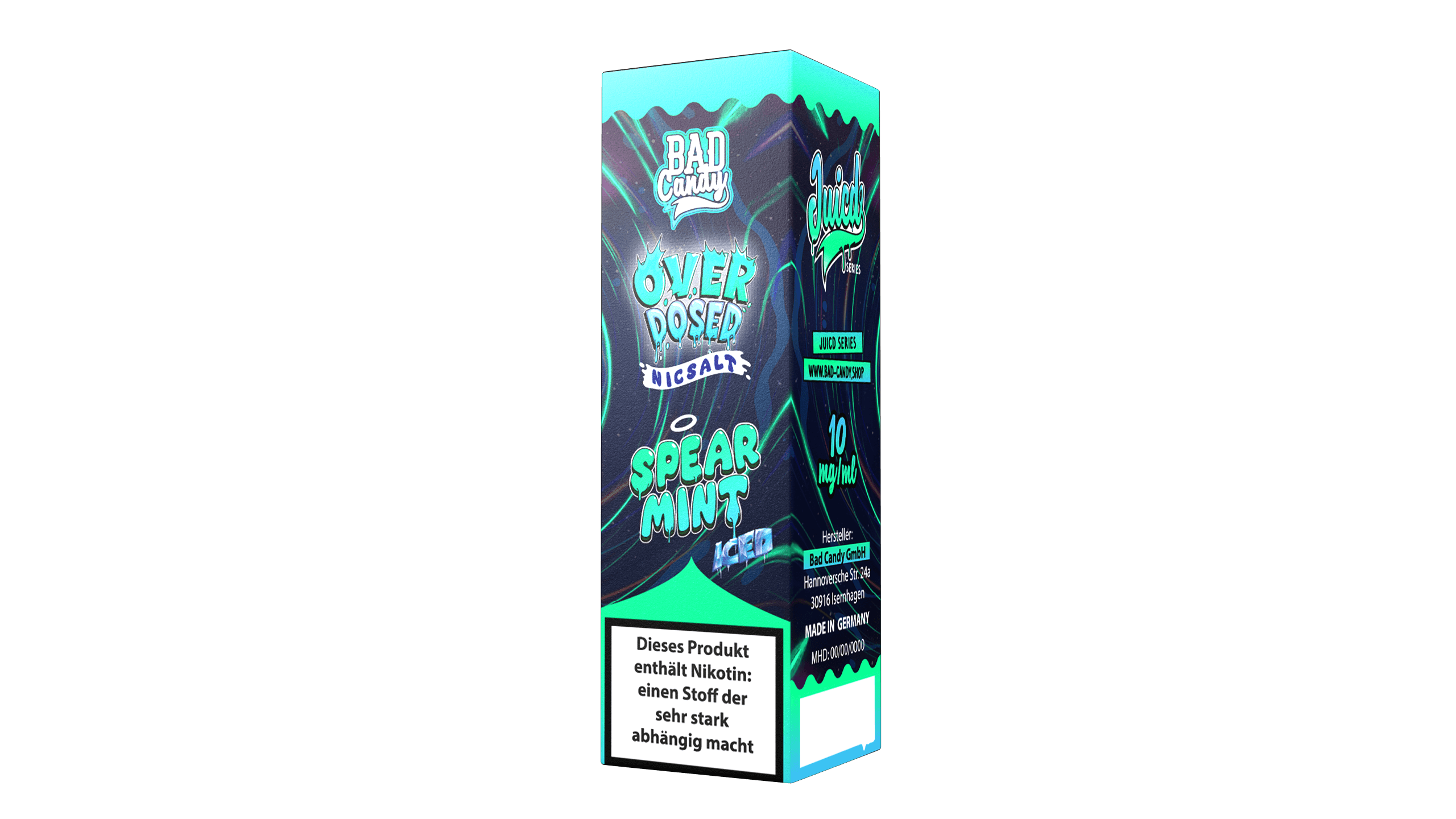 Bad Candy Juicd Overdosed Spearmint - Nikotin Salz Liquid