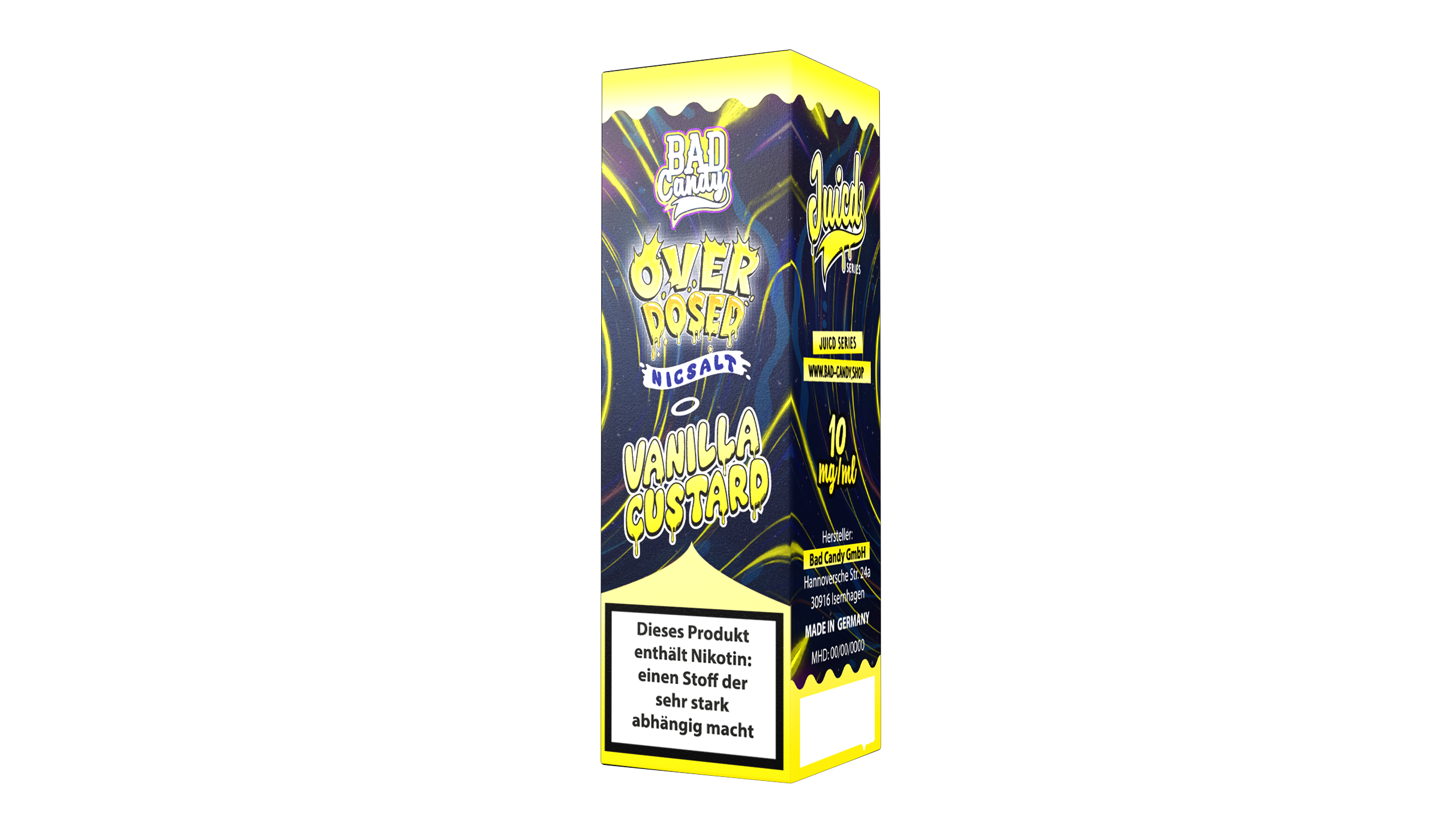 Bad Candy Juicd Overdosed Vanilla Custard - Nikotin Salz Liquid