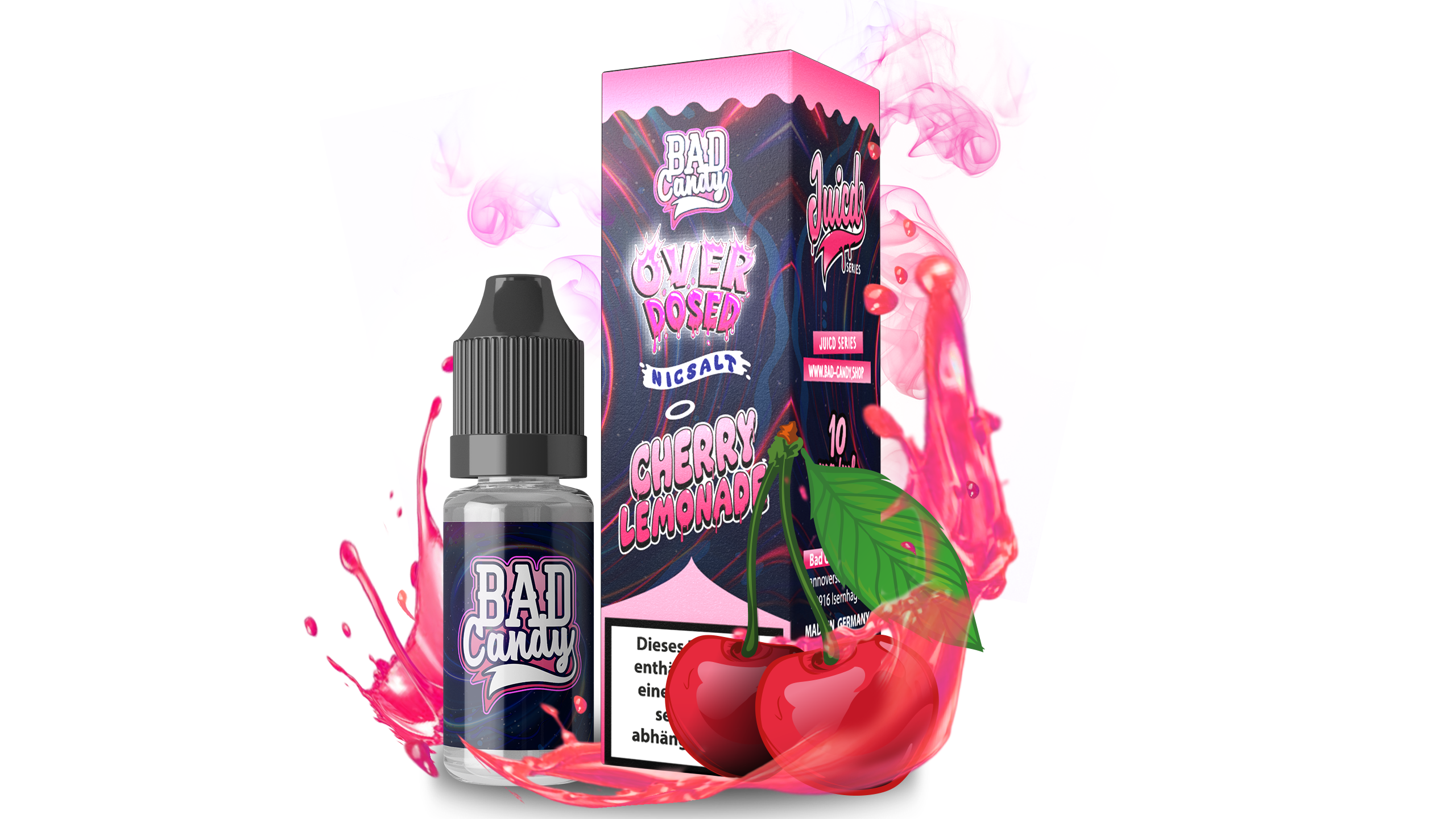 Bad Candy Juicd Overdosed Cherry Lemonade - Nikotin Salz Liquid