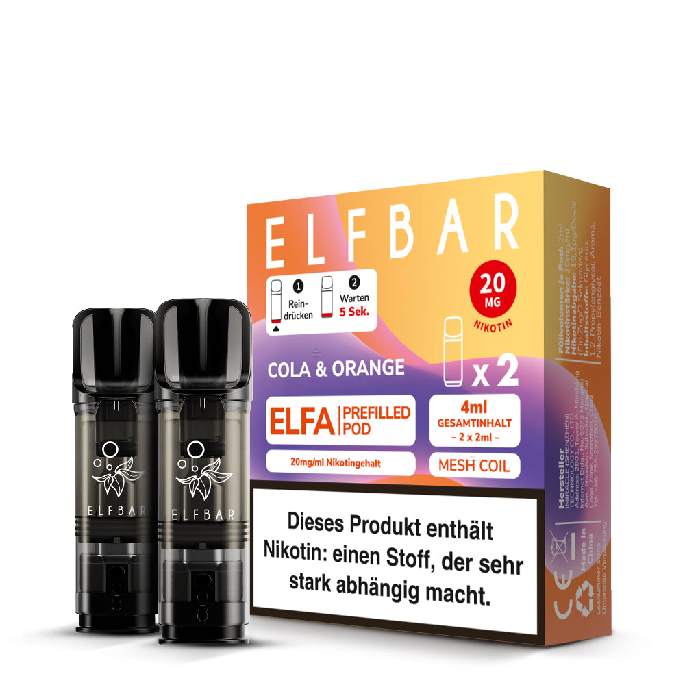 Elfa Pod Cola & Orange 20 mg 2Stk