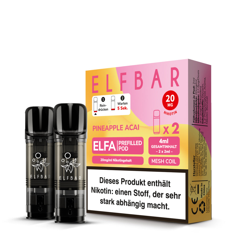 Elfa Pod Pineapple Acai Ice 20 mg 2Stk