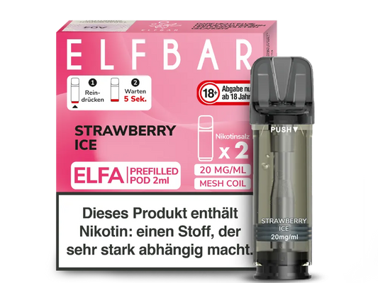 Elfa Pod Strawberry Ice 20 mg 2Stk