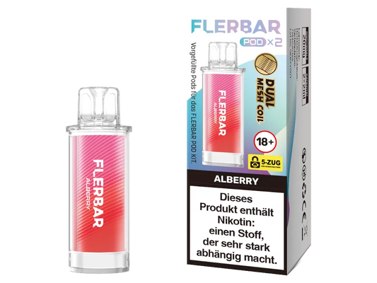 Flerbar Pod Alberry 20 mg 2Stk