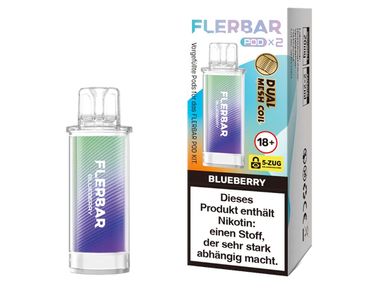 Flerbar Pod Blueberry 20 mg 2Stk