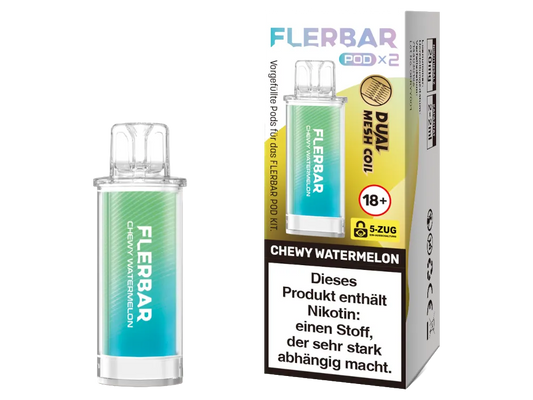 Flerbar Pod Chewy Watermelon 20 mg 2Stk