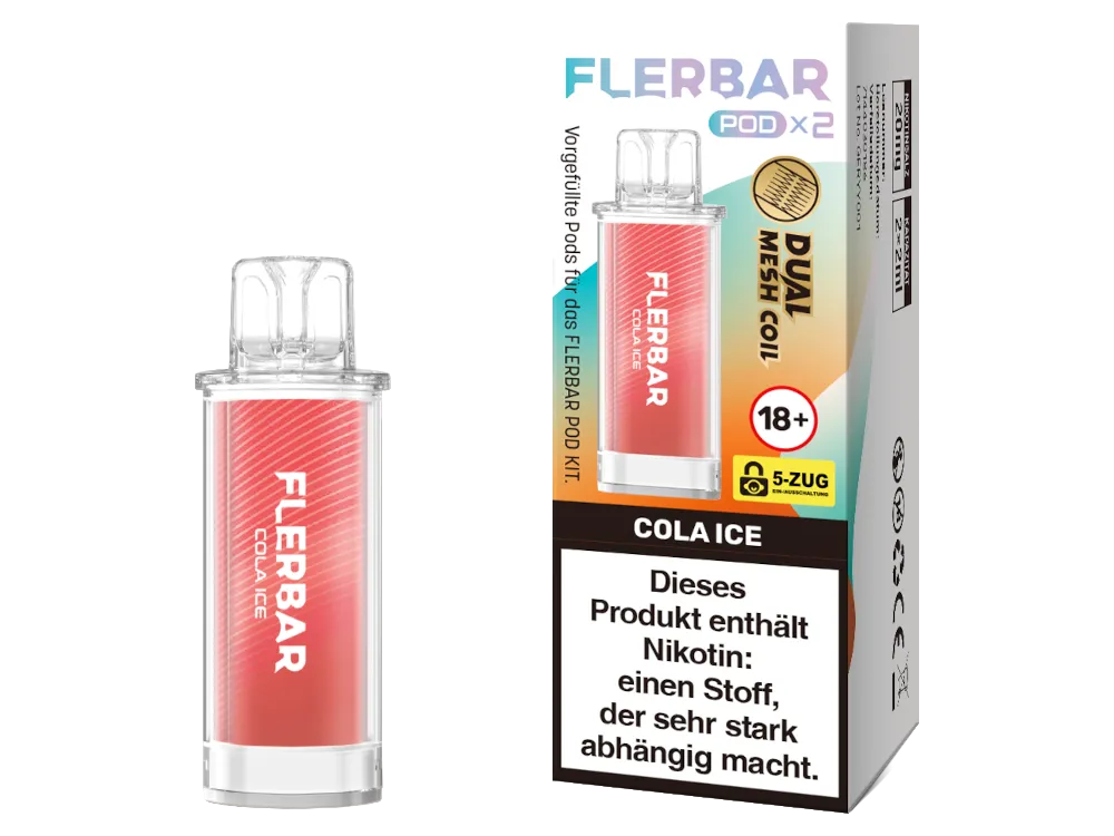 Flerbar Pod Cola Ice 20 mg 2Stk