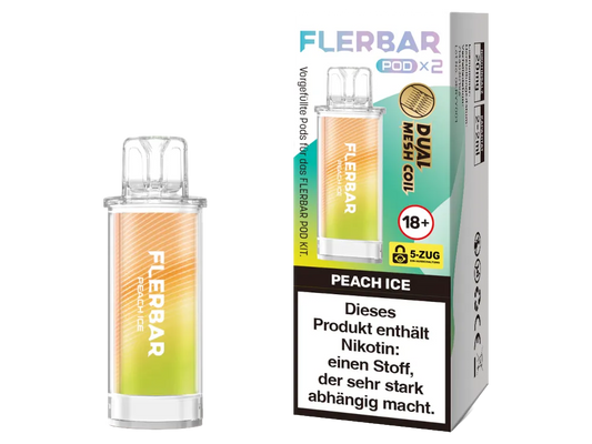 Flerbar Pod Peach Ice 20 mg 2Stk