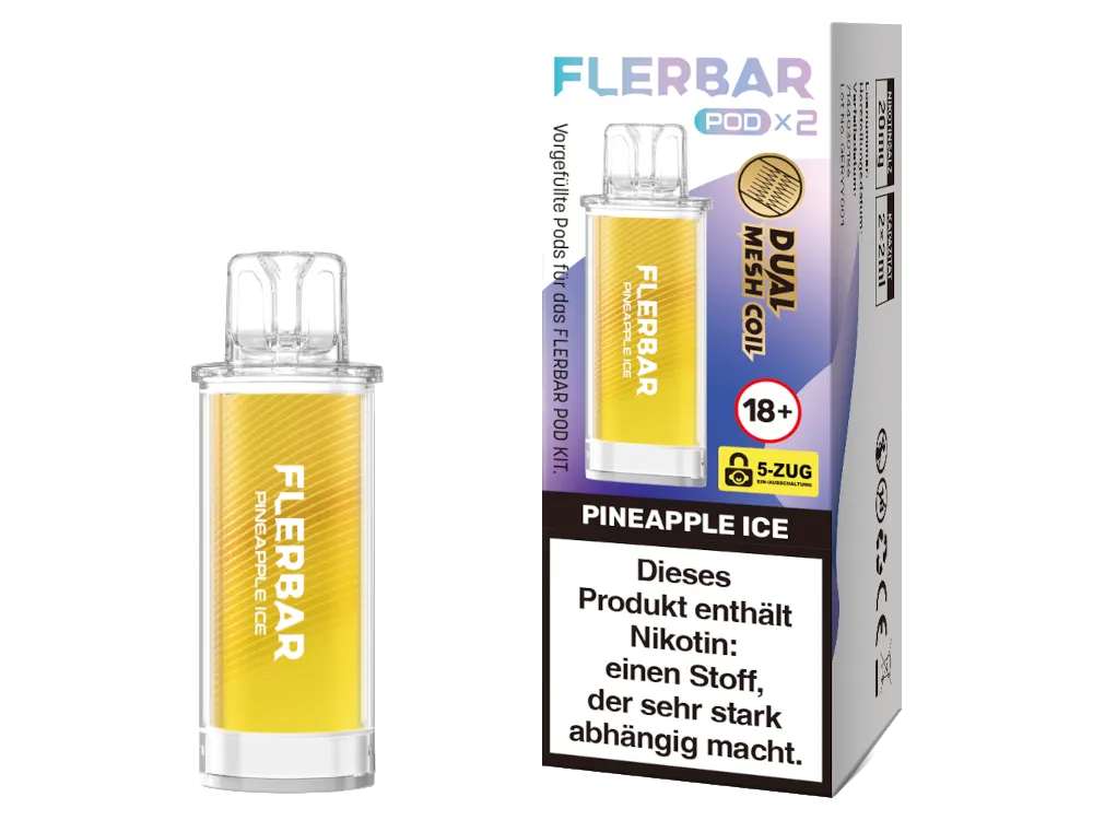 Flerbar Pod Pineapple Ice 20 mg 2Stk