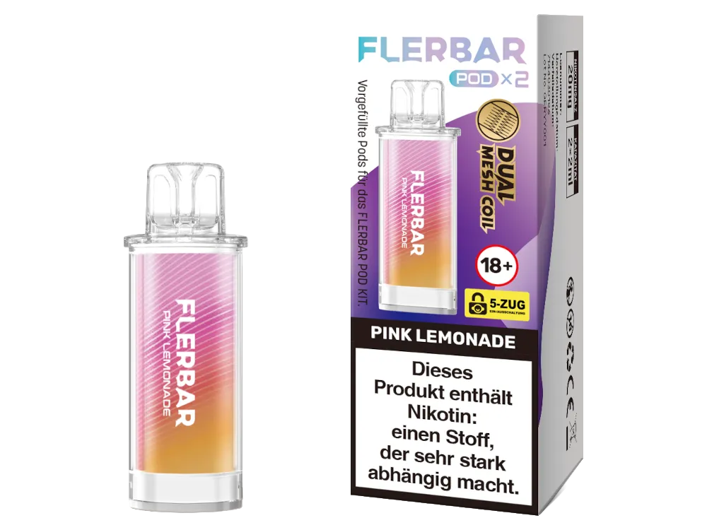 Flerbar Pink Lemonade 20 mg 2Stk