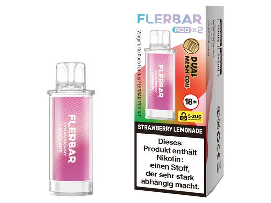 Flerbar Pod Strawberry Lemonade 20 mg 2Stk